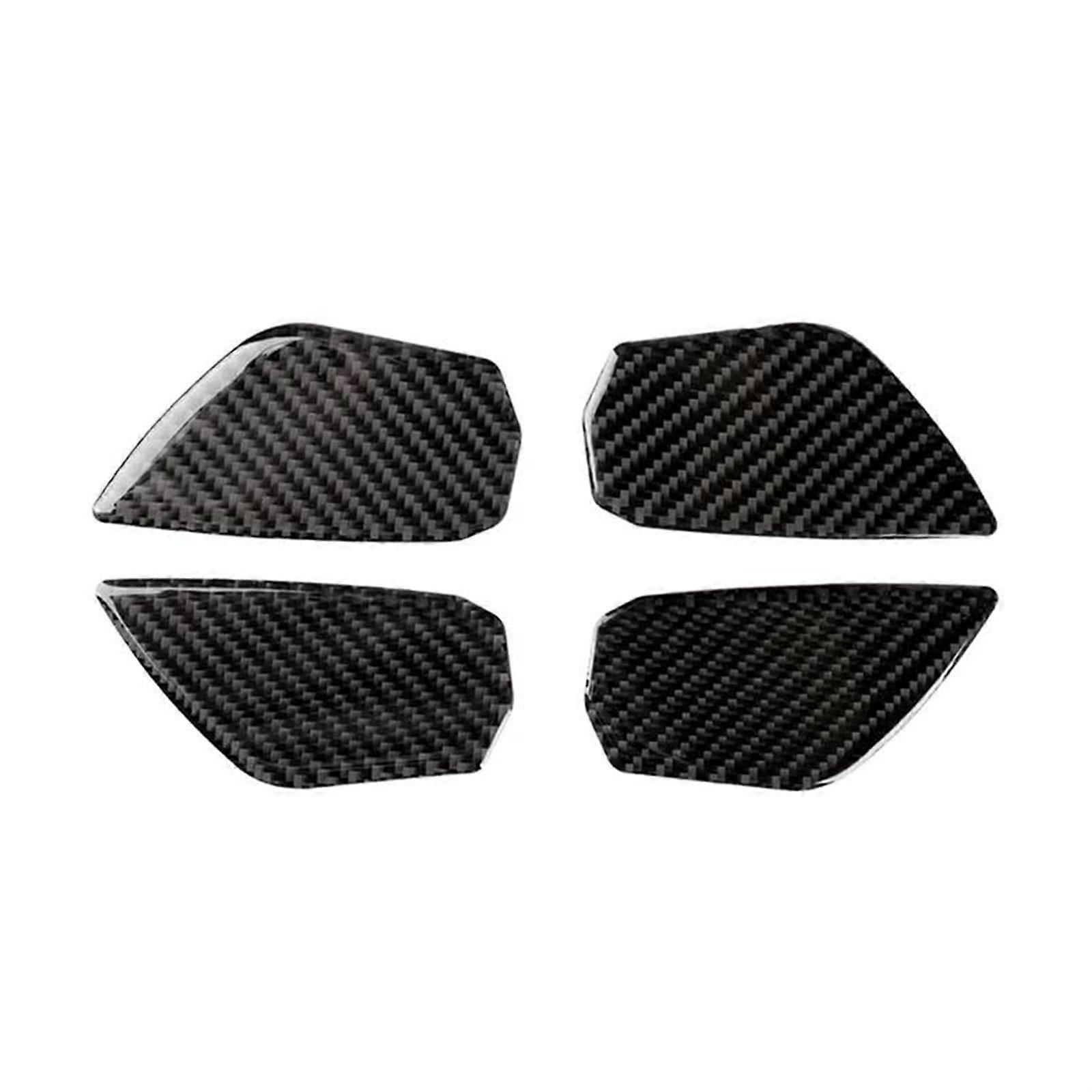 Innen Türgriff Auto Styling Carbon Fiber Door Handle Panel Trim Cover For 10th Gen Civic 2016-2019 (Color: Bowlcover1)