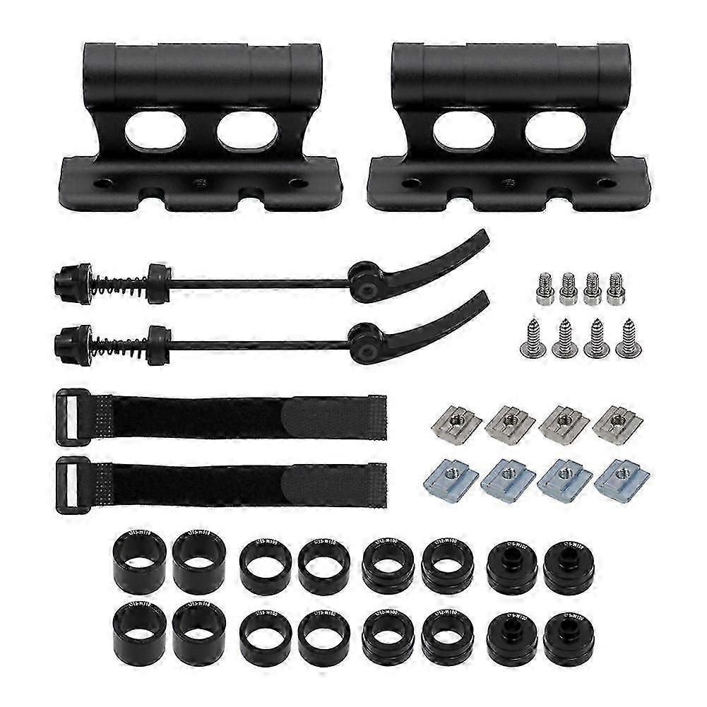 Bicycle Rack Mount Front Fork Mount Bracket with Quick Release Alloy Fork Block Mounts for Most Mou