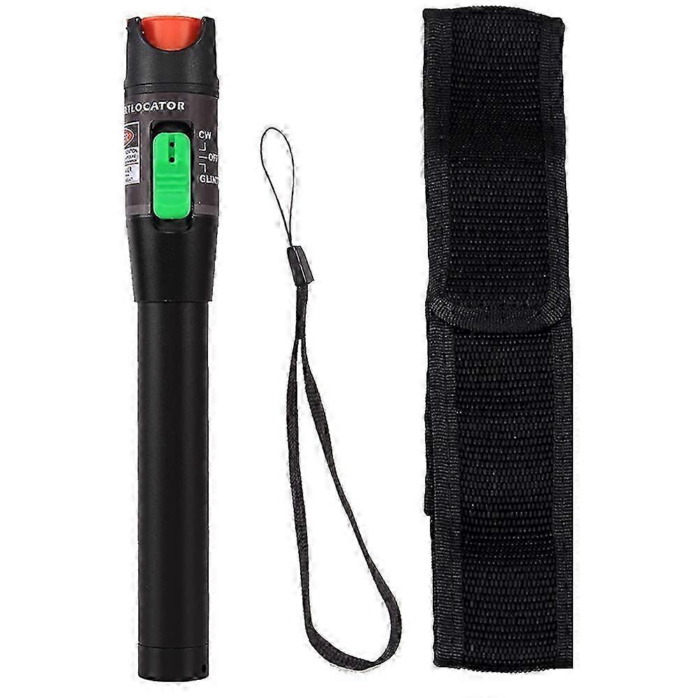 Fiber Visual Fault Locator Meter, 30MW Power & 30KM Range, Red Light Pen Tester for Fiber Optic Cables