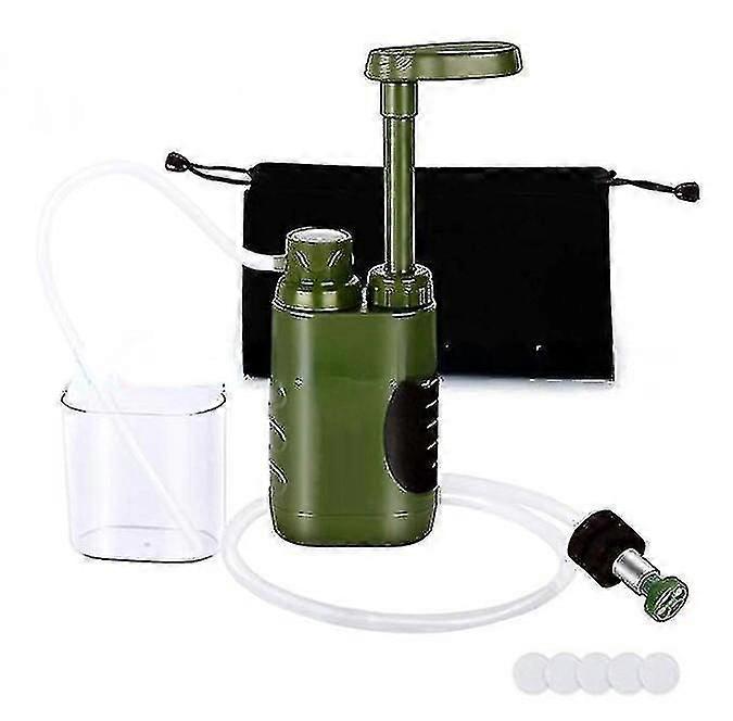 3000L Water Purifier Pump with Bladder 0.01 Micron Filter for Outdoor Camping