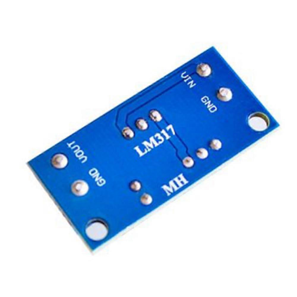 LM317 Adjustable Voltage Regulator Module 5 Pack, Ideal For DIY Projects, Solderable PCB, Wide Input Range