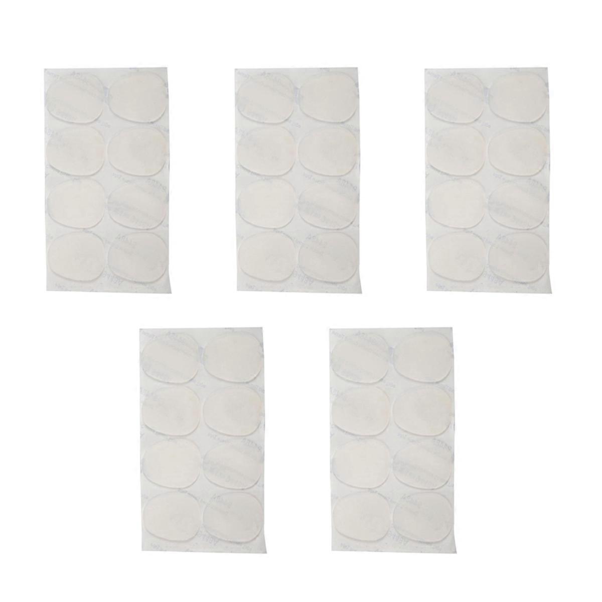 40Pcs Alto/Tenor Sax Mouthpiece Patches Pads Cushions Transparent
