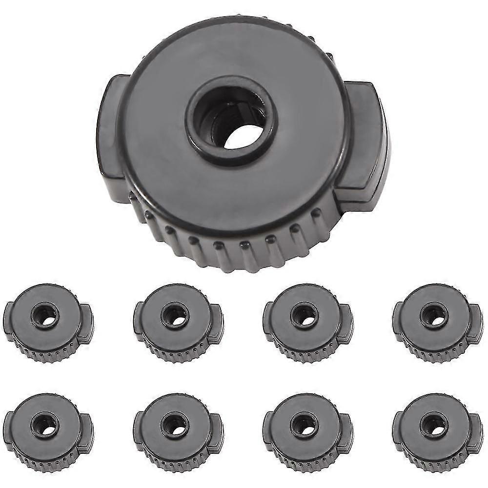 9pcs Abs Drum Set Quick Release Nuts Cymbal Quick Assembly Drum Mate Replacement Accessories