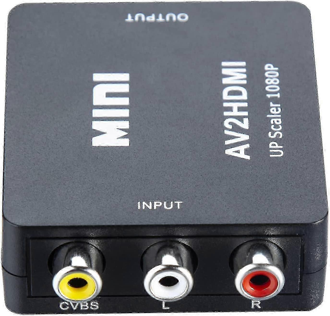 Wii HDMI 适配器 - 720/1080p 高清转换器,带 3.5 毫米音频输出,适用于 Wii 显示器、投影仪、电视