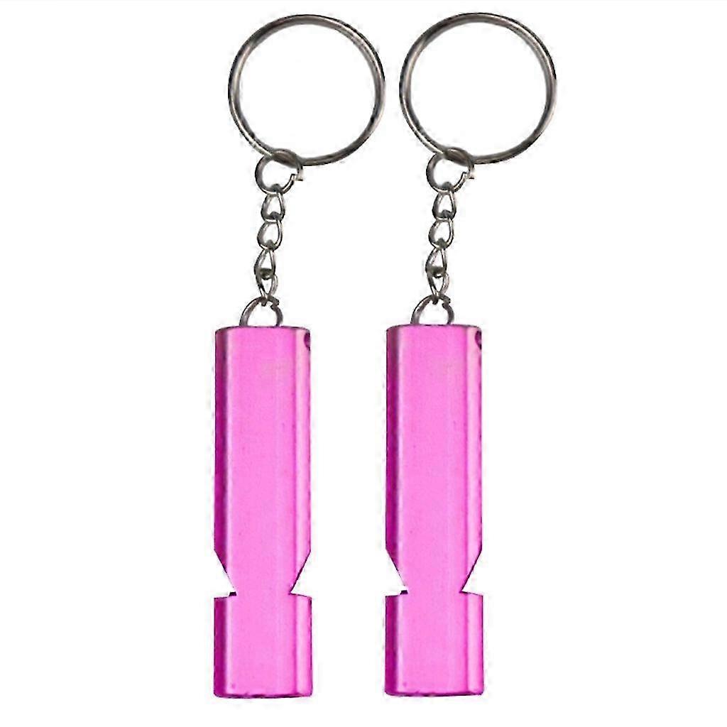 Aluminum Emergency Keyring Whistle Safety Survival Whistle Hikings Whistle