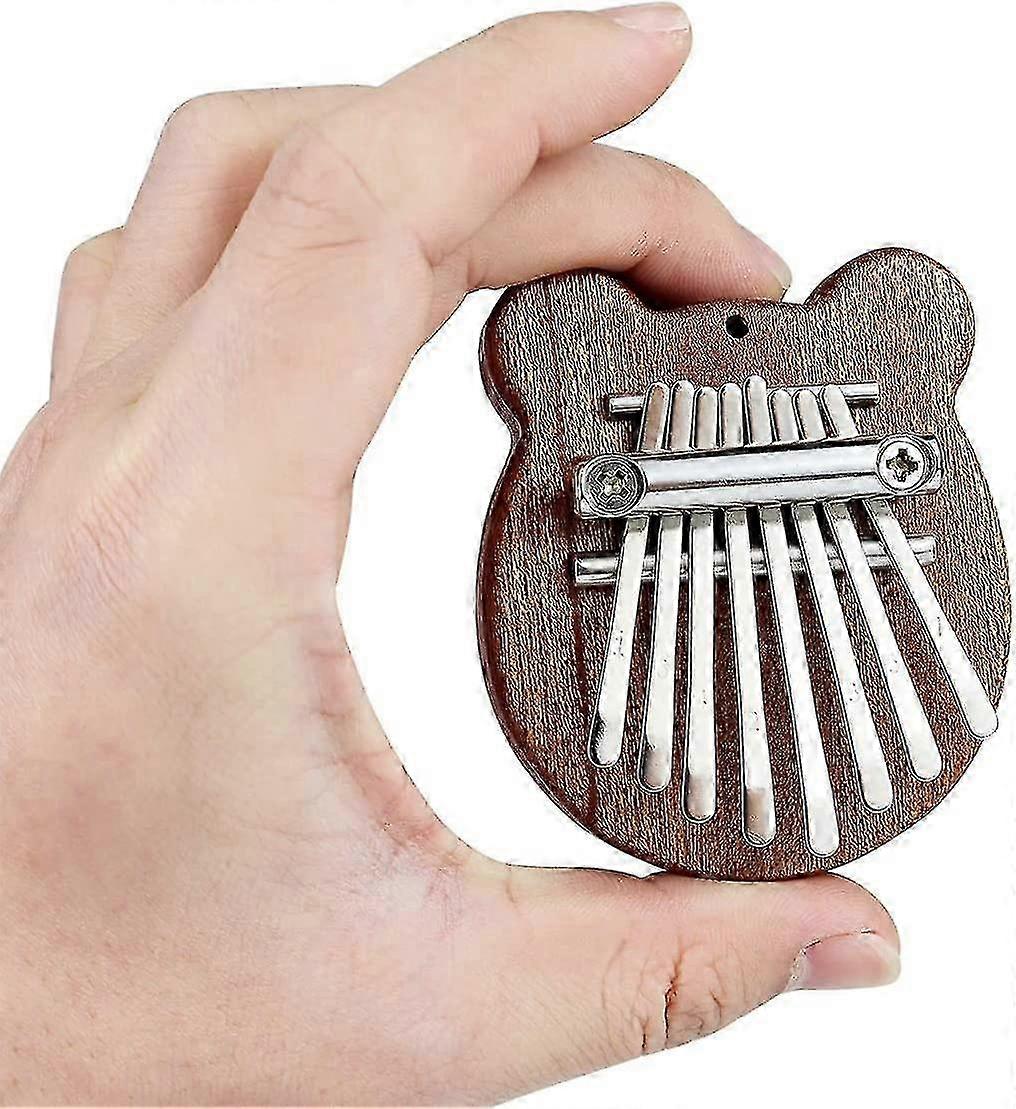 Thumb Piano, 8 Key With Tuning Hammer Mini Portable Mini Practical ...