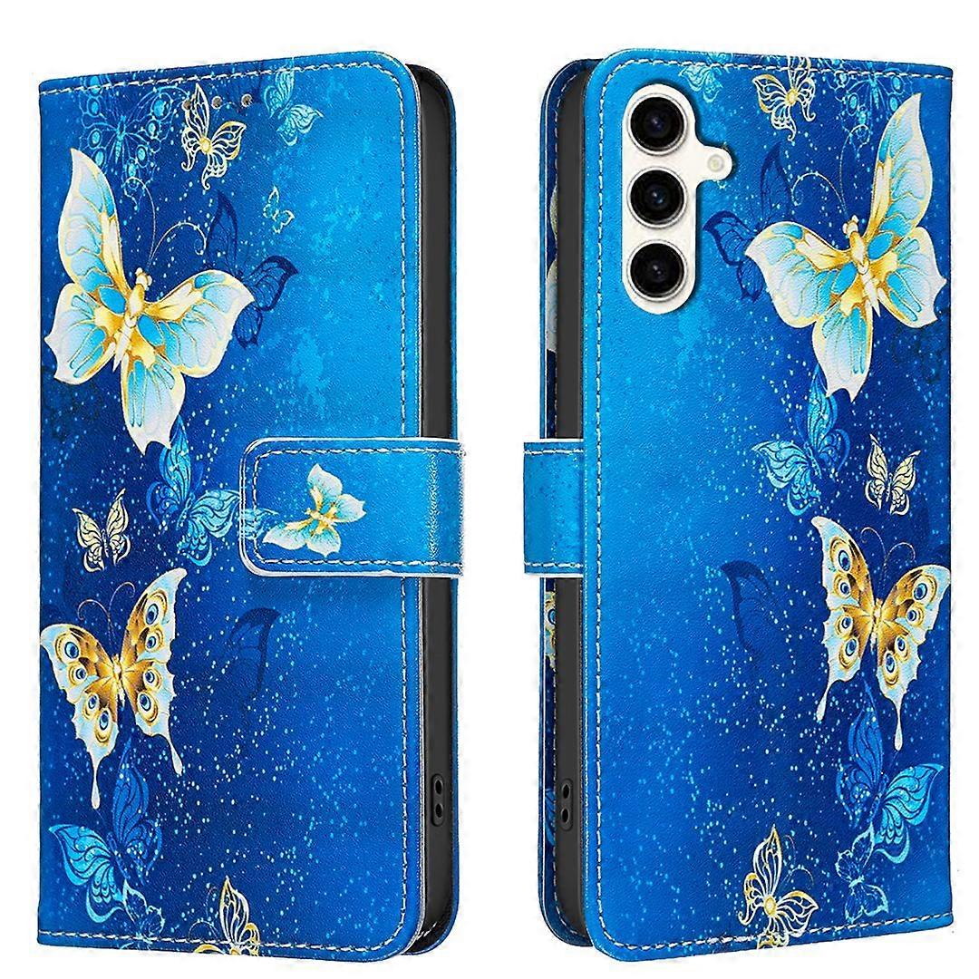 For Samsung Galaxy S24 / Galaxy S25 Case Wallet Stand Pattern Printing Phone Leather Cover