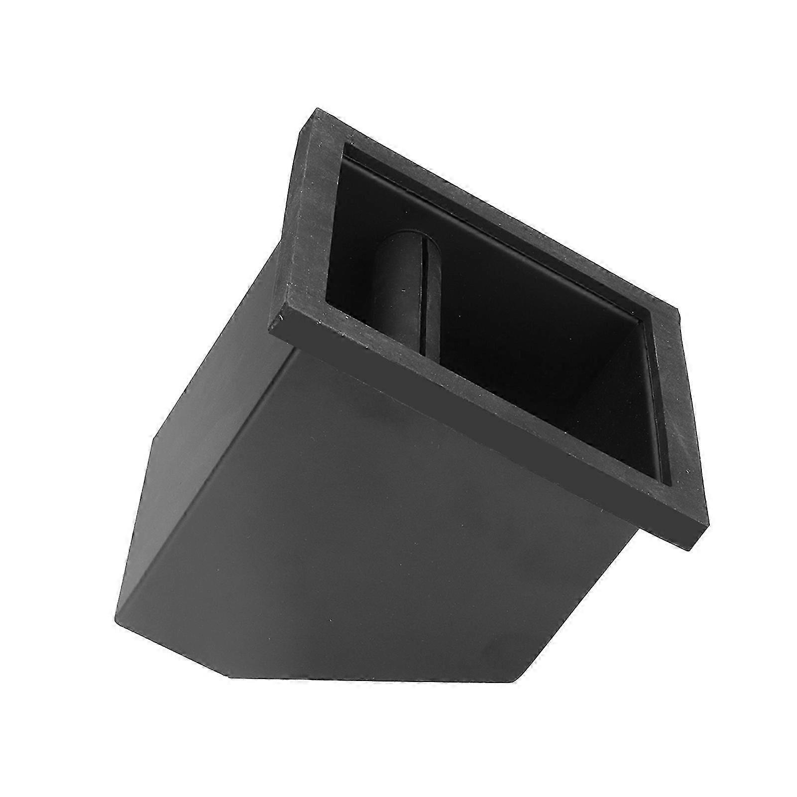 Stainless Steel Coffee Knock Box with Bottomless Embedded Oblique Mouth for Effortless Grounds Disposal and Brewing Mastery