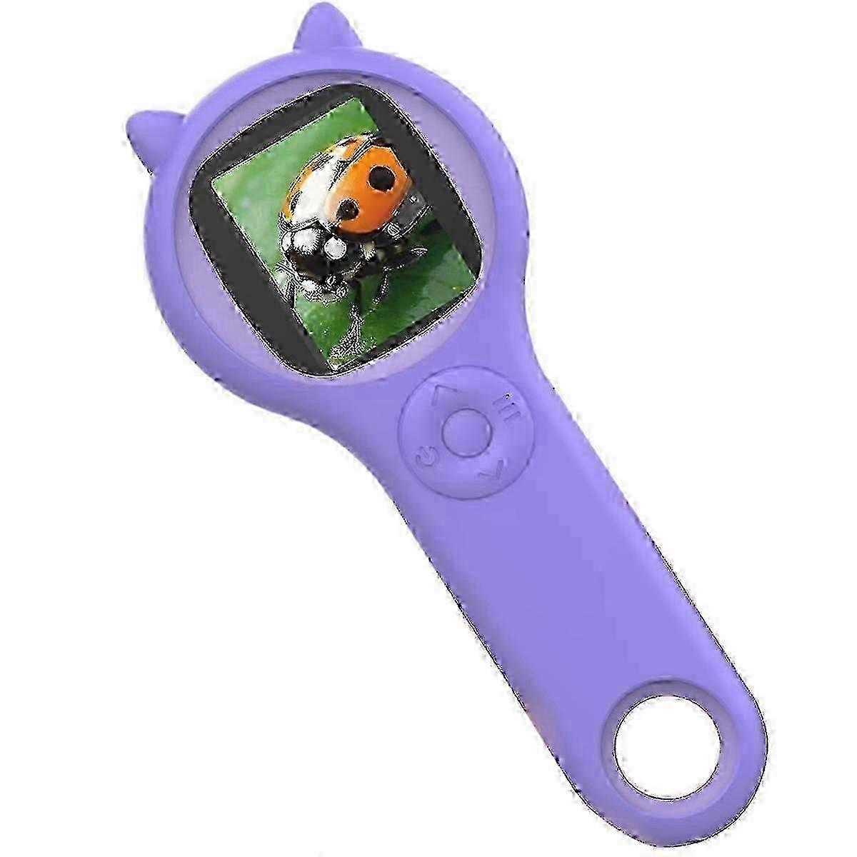 Kids Microscope, Portable Handheld Magnifier, Digital Microscope for Children, Educational Science Tool