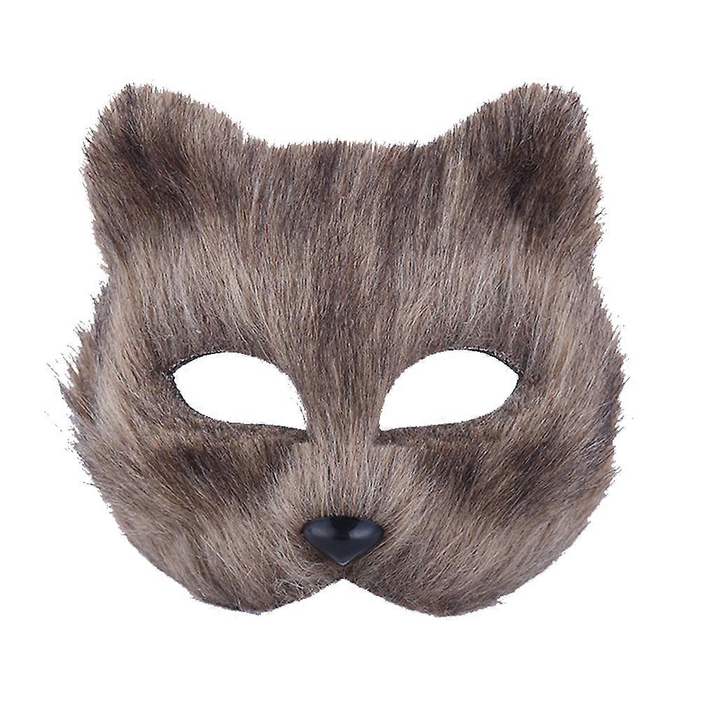 It sounds like you're referring to a **half face fox mask** description, possibly for a product listing or . Here's a refined and professional