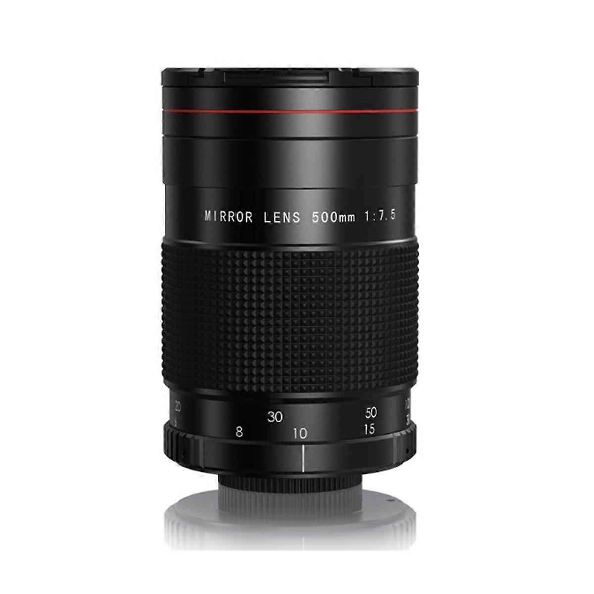 500mm F7.5 MF Telep o Reflex Mirror Lens Fixed Focus Reflection Lens for M43 Camera