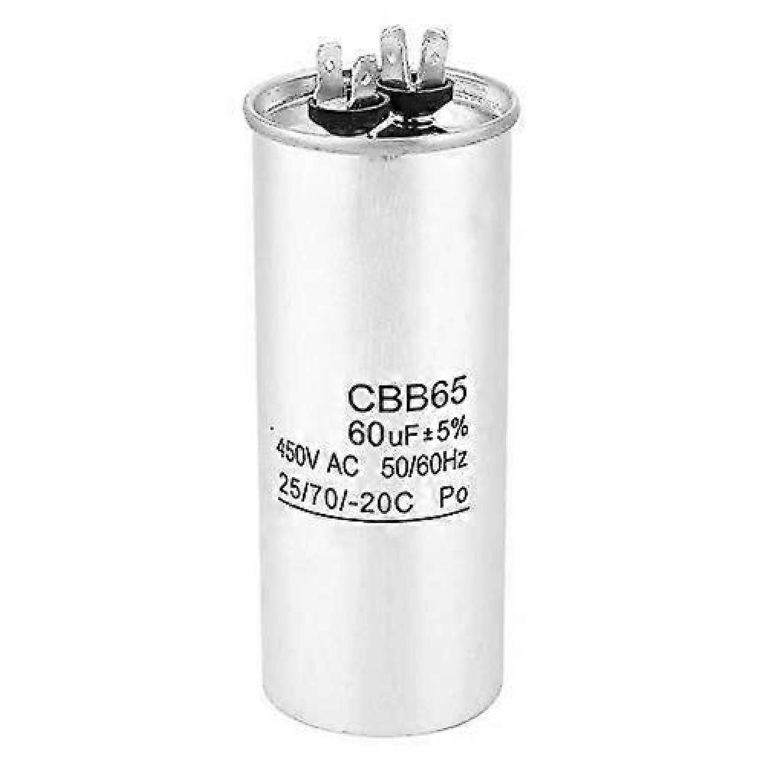 CBB65 450V 60UF Air Conditioning Compressor Start Capacitor -HK908