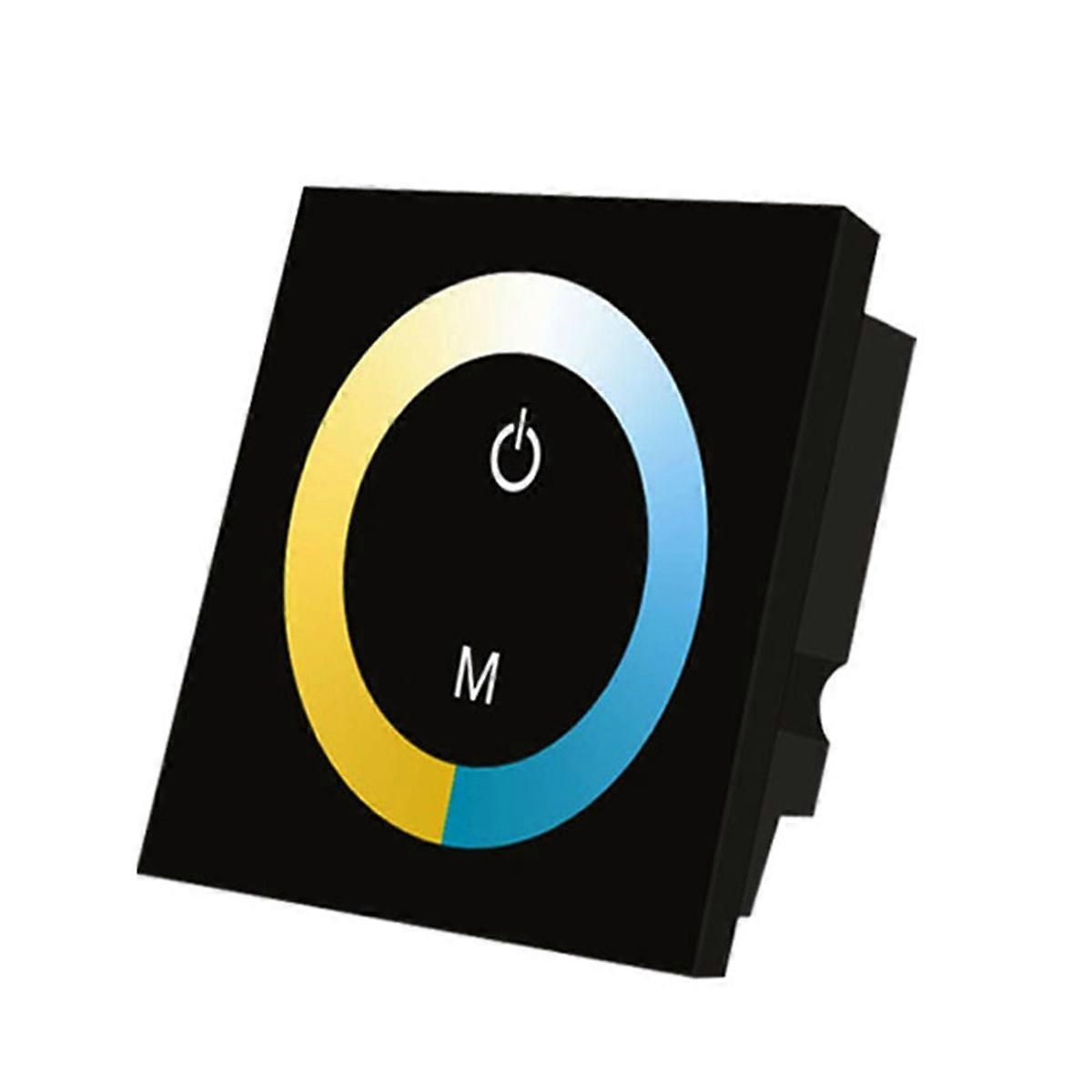 86 Panel Touch Dual Color Controller Suitable for LED Dual Color Temperature Light Strip DC12-24V Dimmer