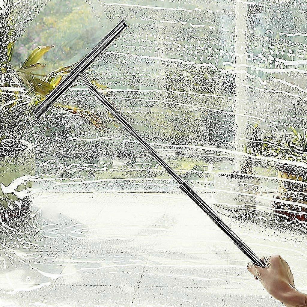 Telescopic Shower Squeegee With Silicone Blade For Bathroom, Kitchen, Car