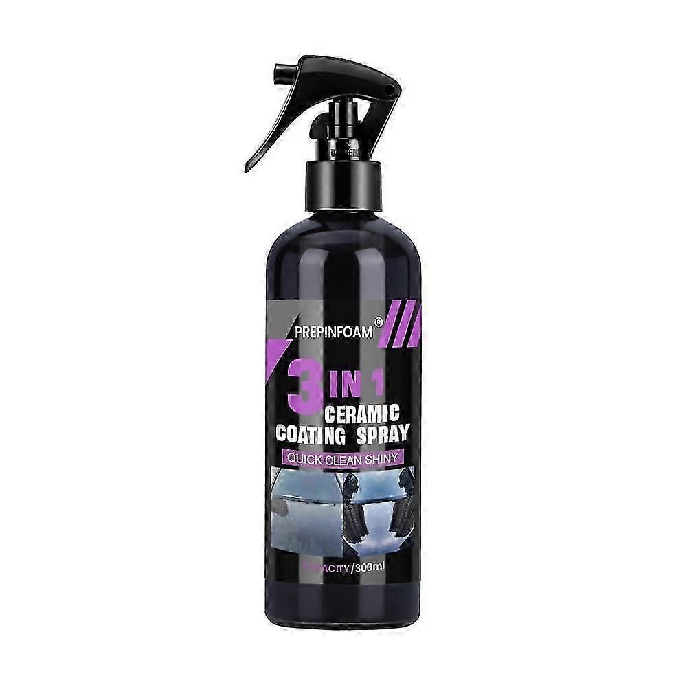 3 in 1 High Protection Fast Nano Ceramic Coating Spray, Quick Car Coating Spray
