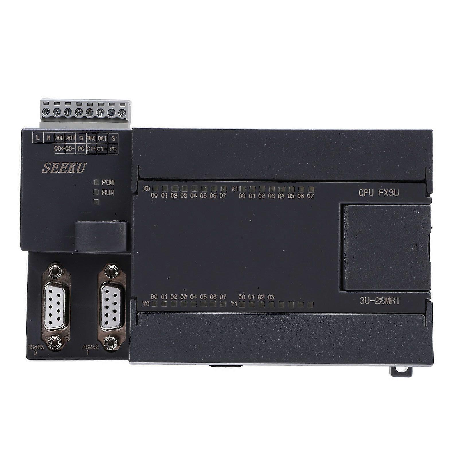 Programmable Logic Module Controller Unit 16 in 12 Out 2 Channel 60K High Speed Counting PLC Controller