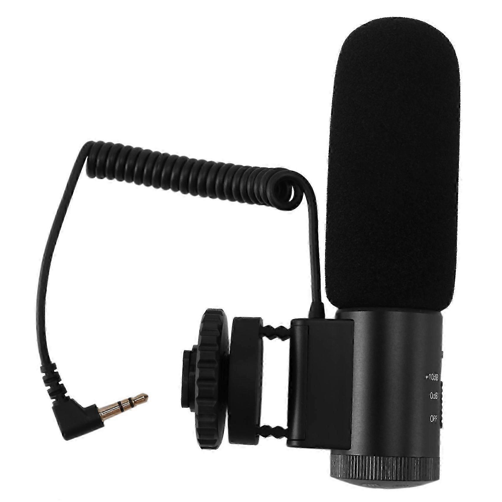 MIC-03 Camera Microphone 3.5mm MIC Plug Condenser Recording Microfone for DSLR DV Vlog Microphone