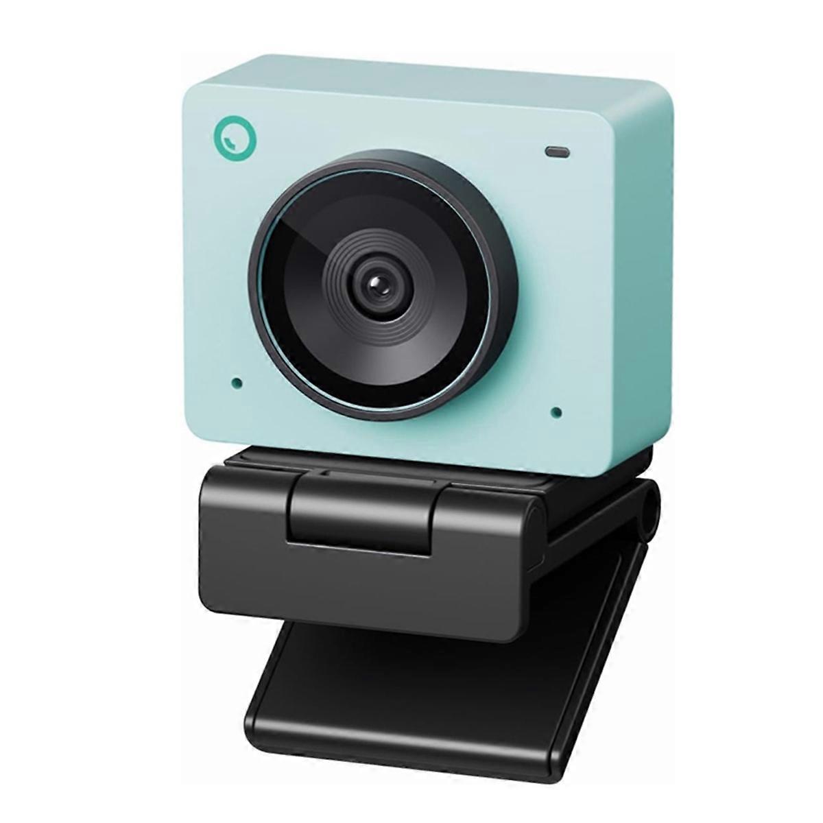  Meet 2 4K AI Webcam, Beauty Camera 1/2Inch Sensor,Green