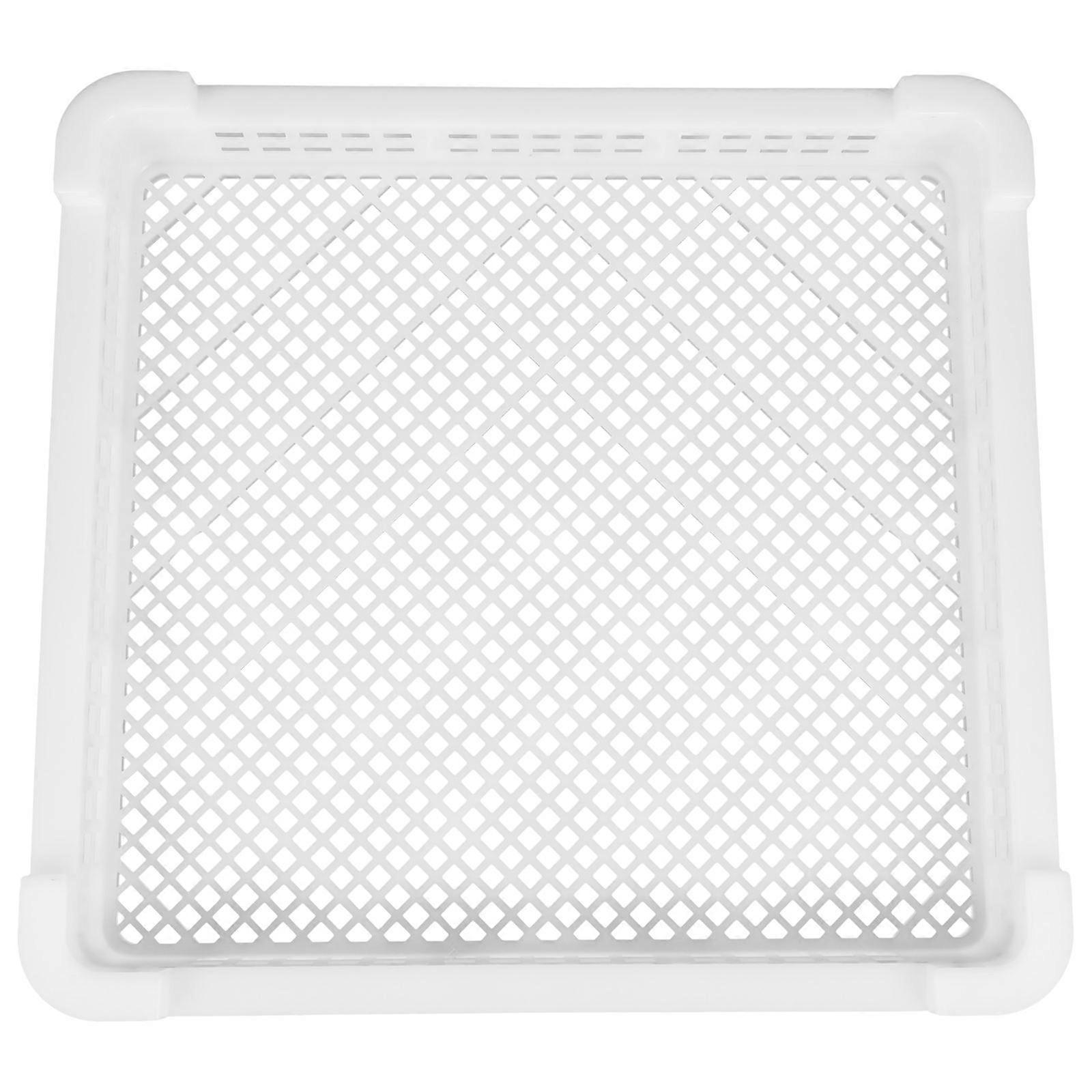 Seafood for Quick Freezing 2Pcs White Plastic Trays