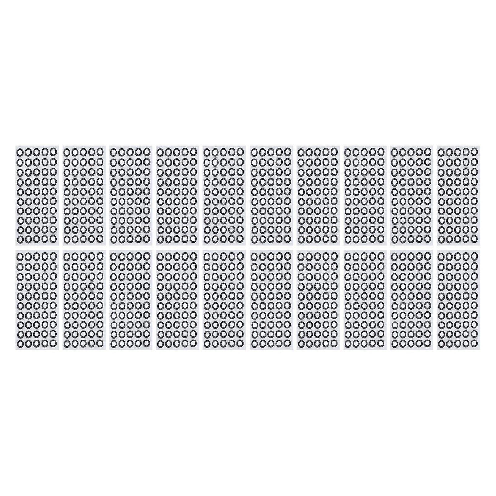 1000 Pcs 3D Scanning Marker ID 6mm OD 10mm High Reflection Strong Adhesion 3D Tracking Dot Reference Point Marker
