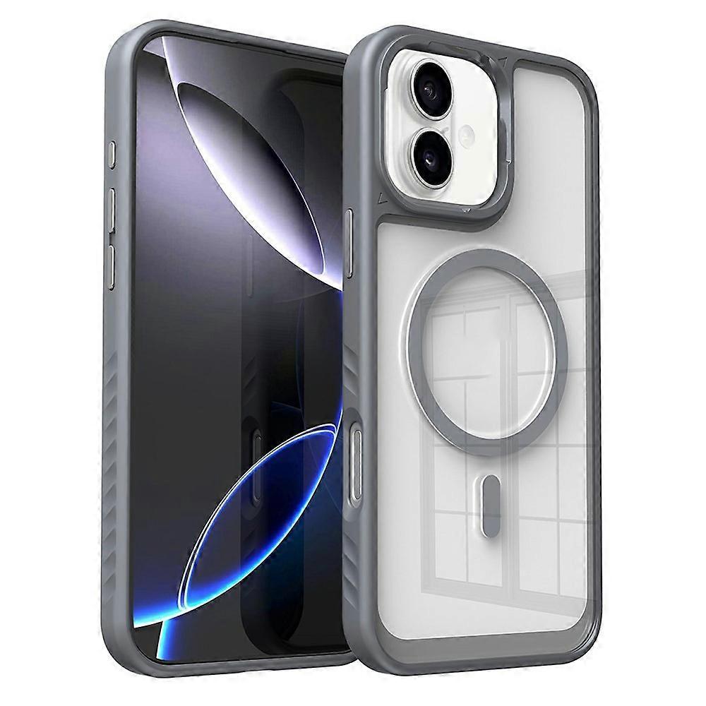 Compatible For iPhone 16 Case Compatible with MagSafe TPU + PC Shockproof Phone Back Cover