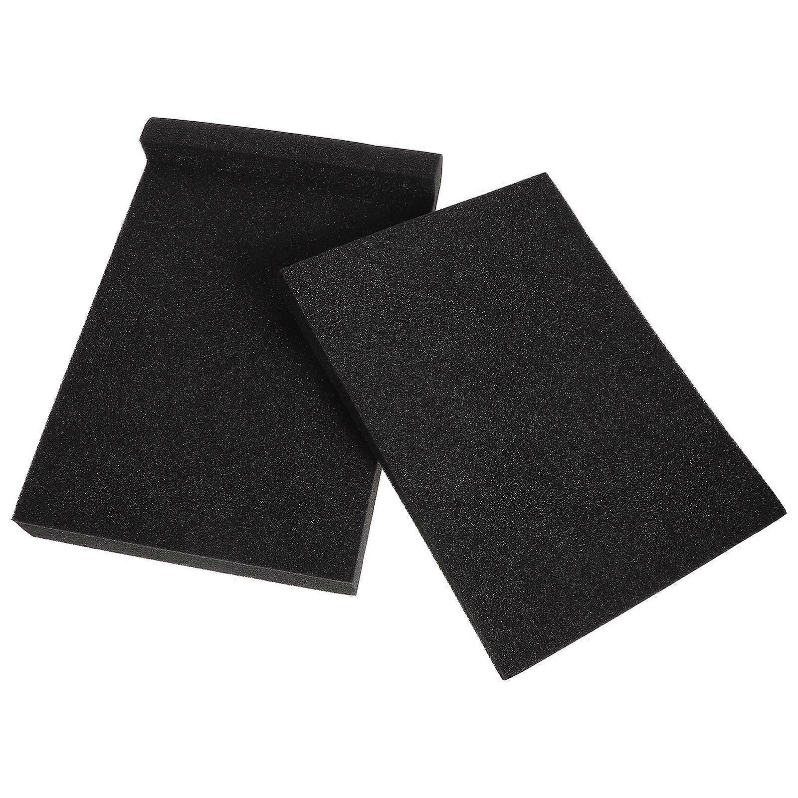 Speaker Soundproof Pads Sponge Speaker Isolation Pad for Voice Box 2Pcs
