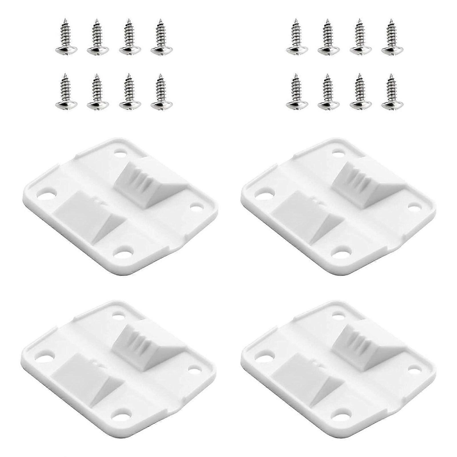 4PCS Plastic Cooler Hinges & Screws kit Replacement For Coleman Cooler
