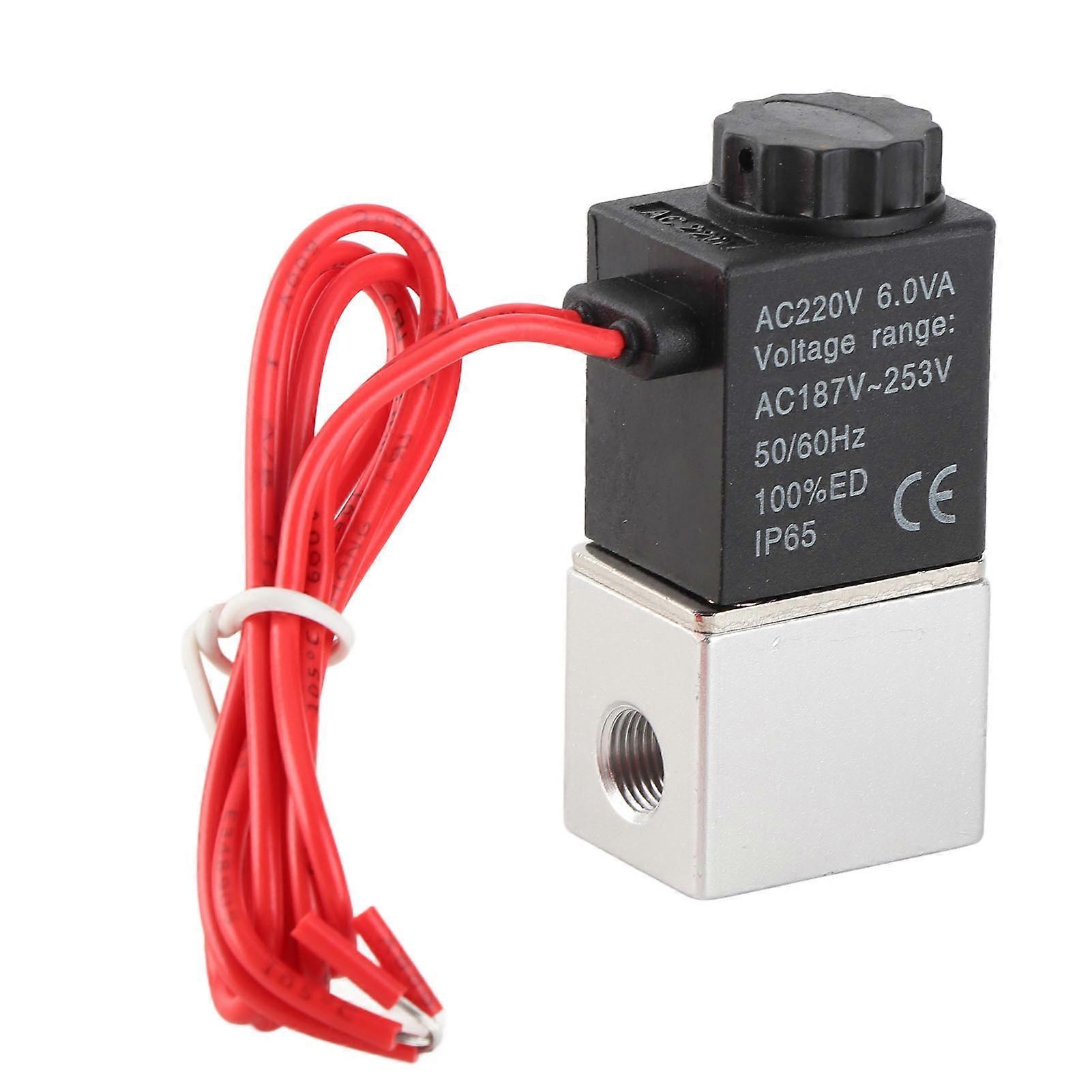 Électrovanne 2V025-06 à 2 positions et 2 voies, électrovanne électromagnétique stable normalement ouverte
