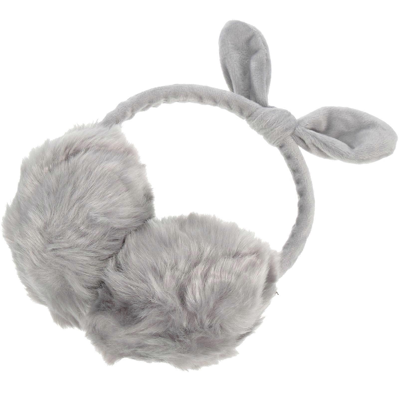 Plush Ear Warmers Bowknot Design for Ear Warming with