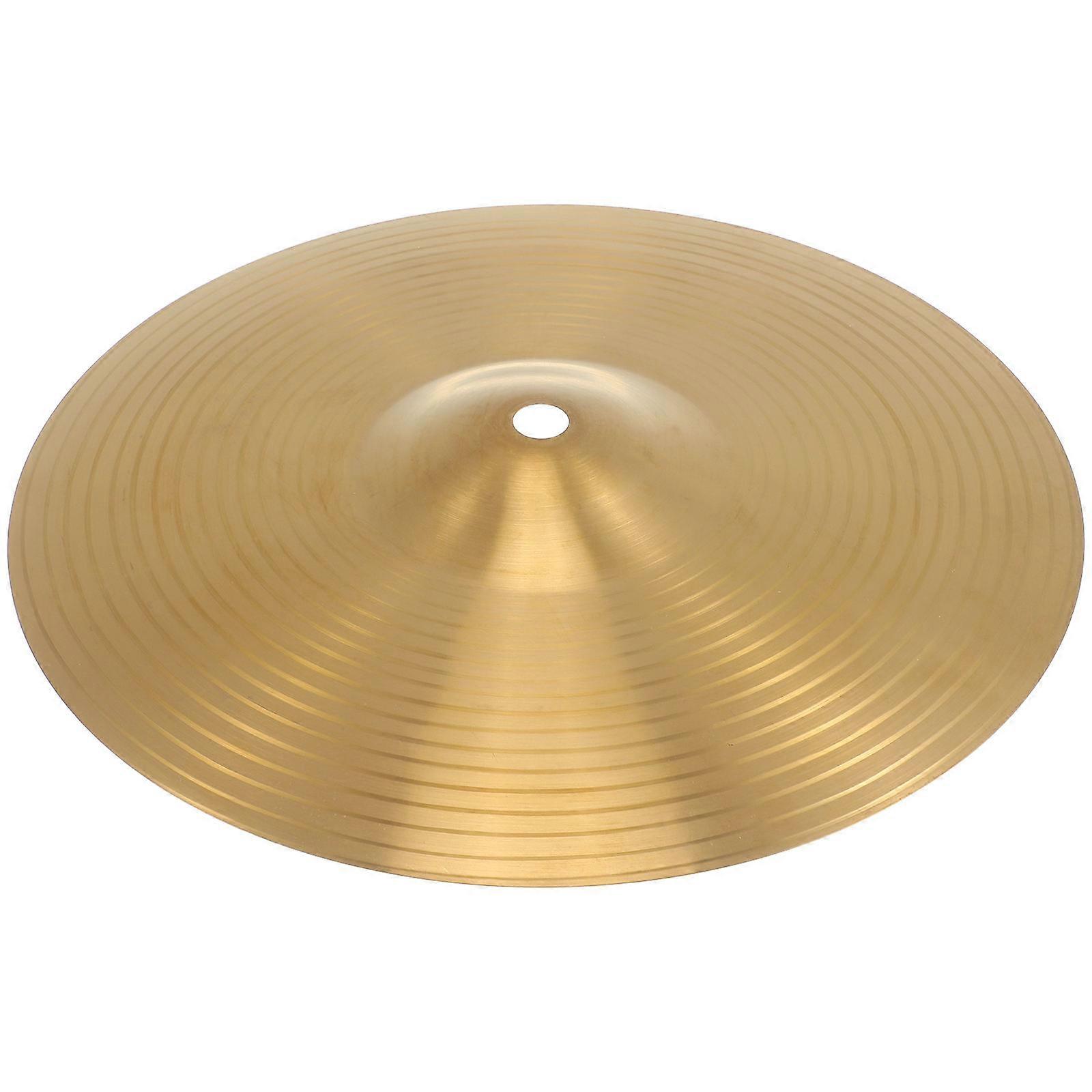 Golden Crash Ride Cymbals for Drum 6Pcs Brass Hi-Hat Percussion Set