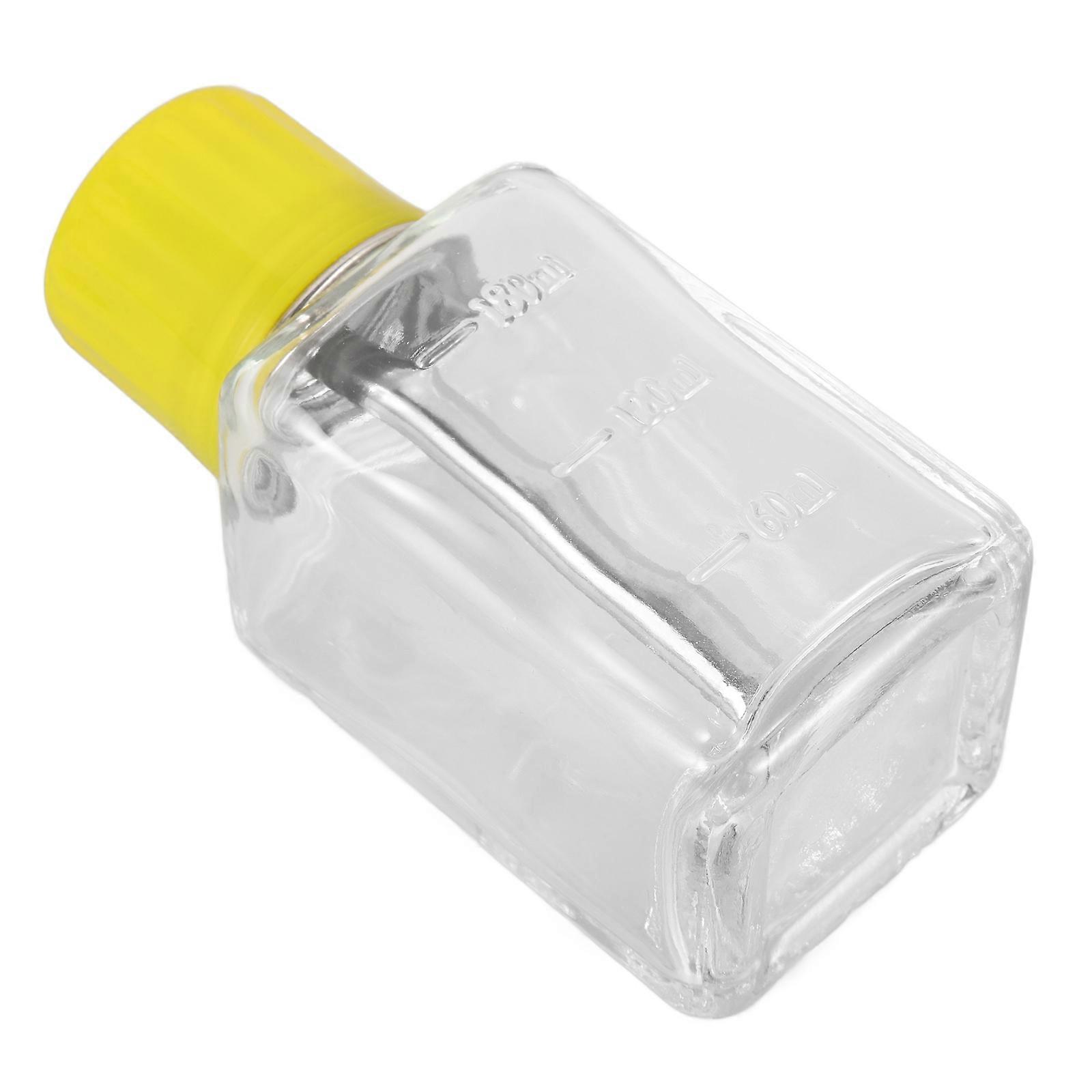 Transparent Nail Polish Remover Bottle Press Dispenser for 2Pcs Storage
