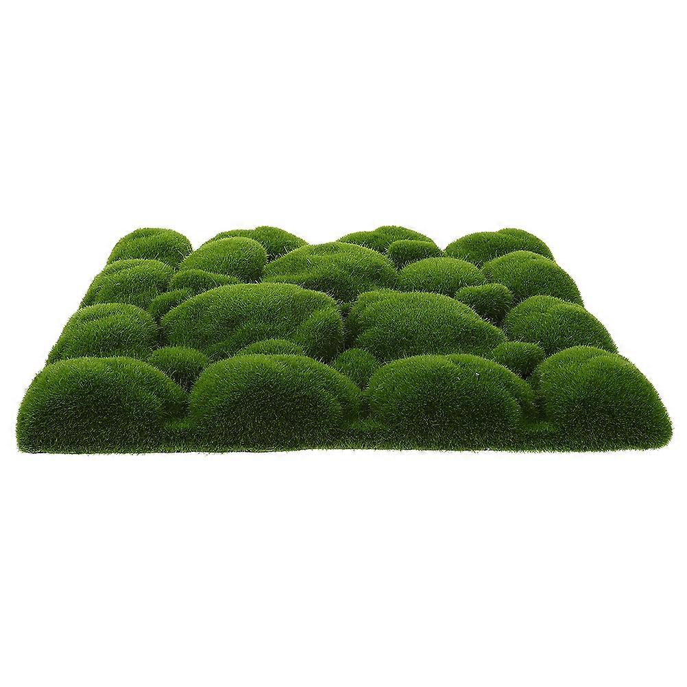 Artificial Moss Wall Panel Foam Board for Home Decor 3Pcs Green Set