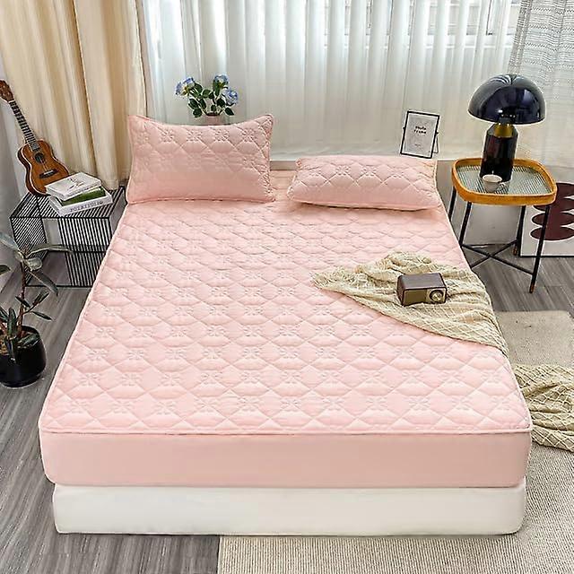 Adjustable Fitted Sheet For 160x200 Mattress Raw Cotton Fabric Bed Sheet Mattress Protector Cover With Elastic