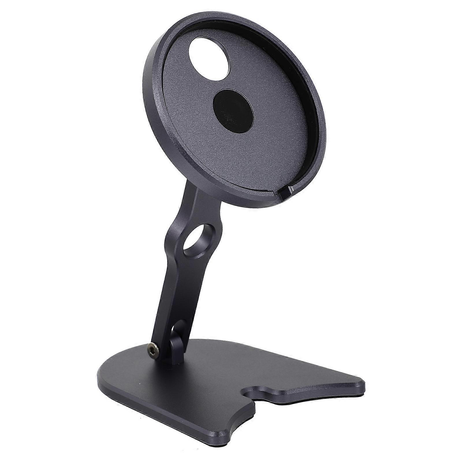 Wireless Charging Mobile Phone Holder For Desktop Conferencing Gaming And Live Streaming Grey Color With Multi-angle Adjustment 1Pcs