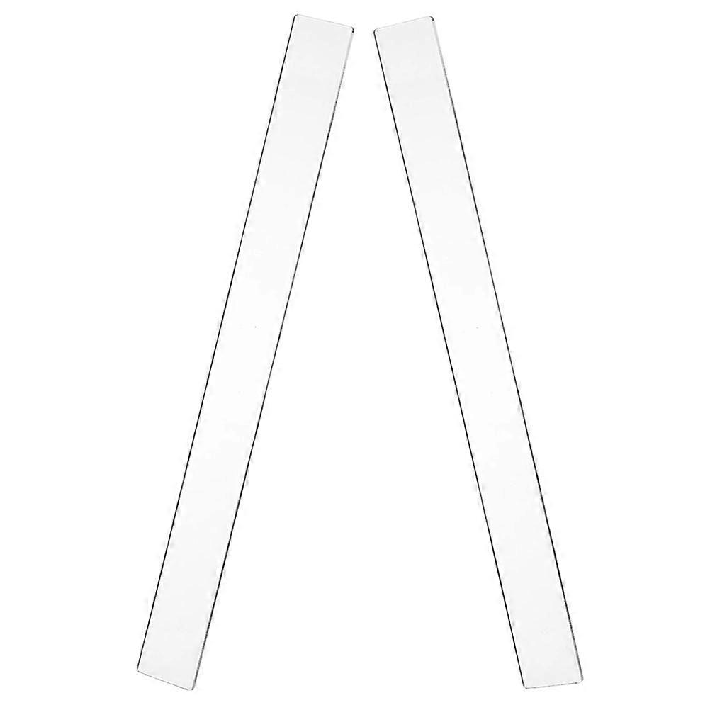 4 Pcs Acrylic Rolling Pin Guides Measuring Dough Thickness Strips For Baking Tools Kitchen Use Rectangular Design