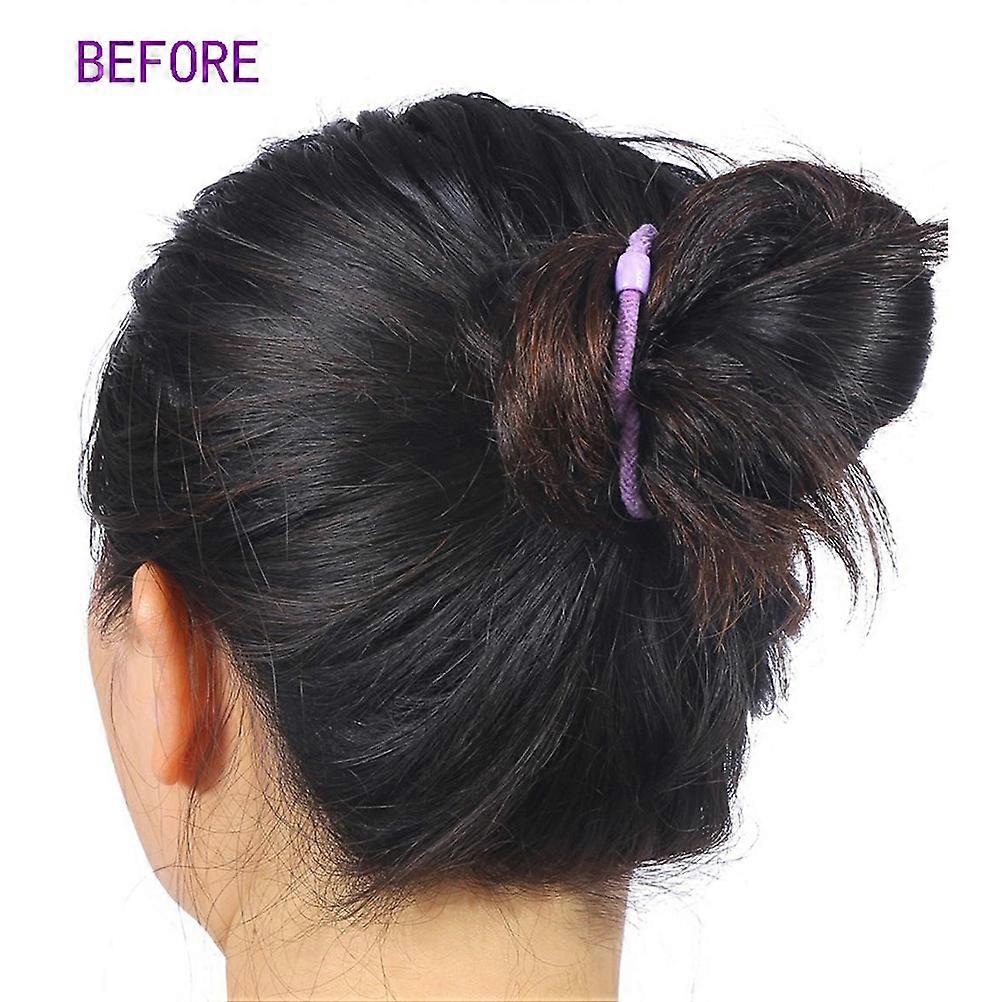 Ladies Fashion Hair Bun Extension for Decoration Elastic 9h19 Scrunchie