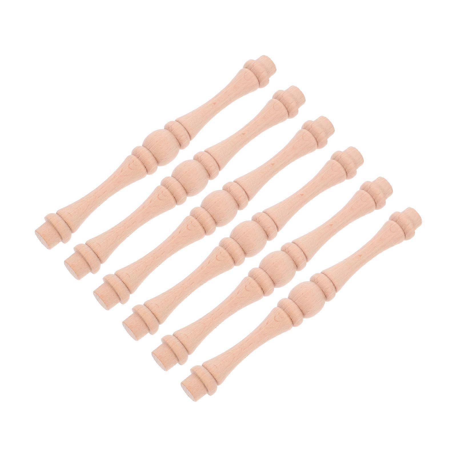 Wooden Spindles for Deck Railing Decorative Use 18Pcs Unfinished Wood Spindles