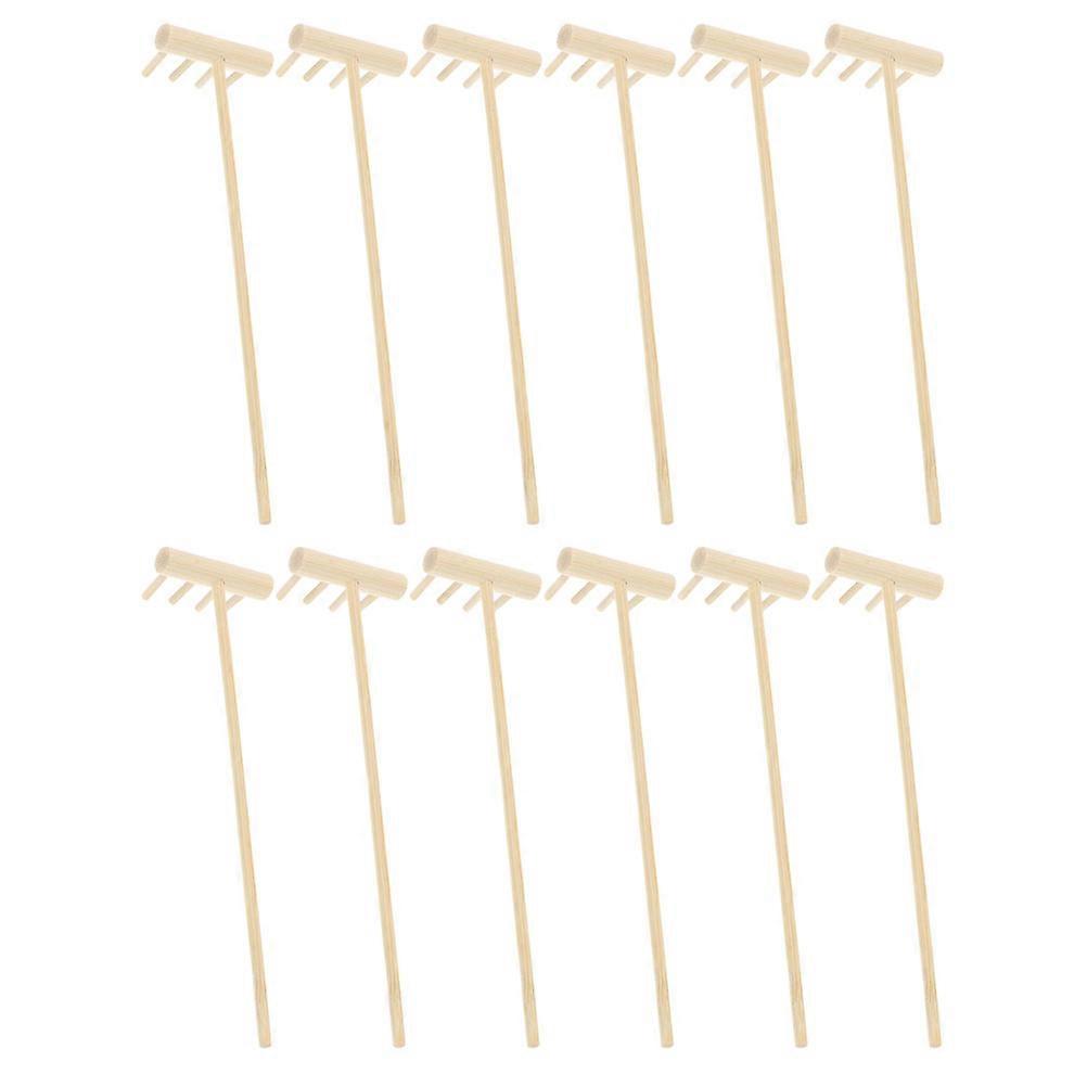 Compact Zen Garden Rake Mini Rake for Sand Smoothing 60Pcs Set