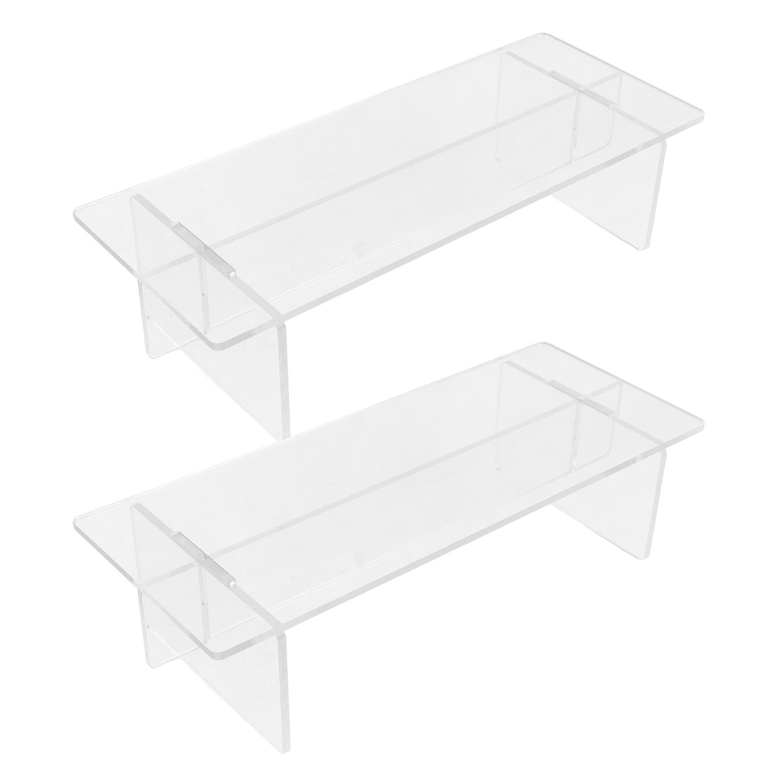 Transparent Acrylic Display Shelf for Storage 8Pcs Action Figure Stand