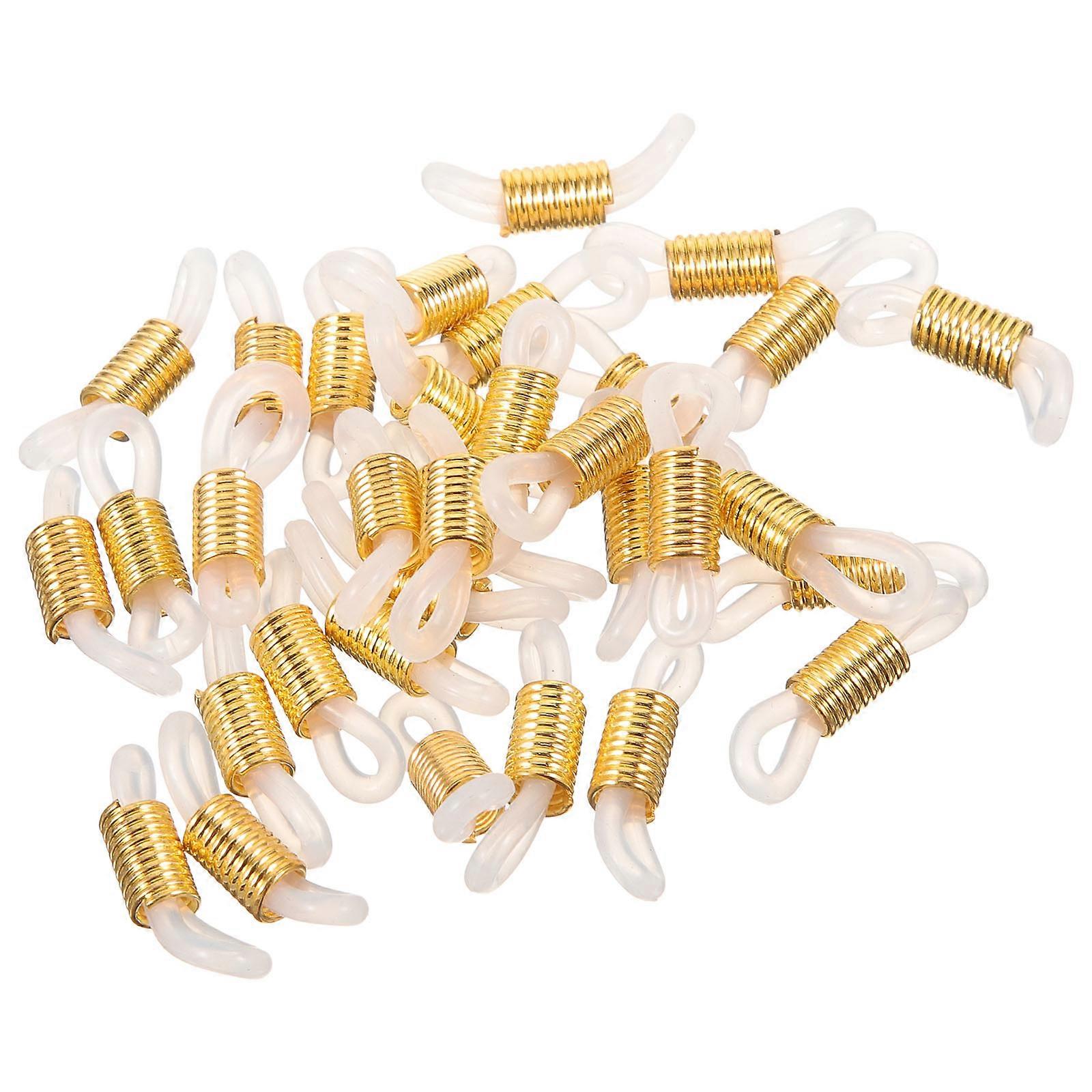 Golden Eyeglass Chain Holder Delivers Anti Skid Function 100Pcs