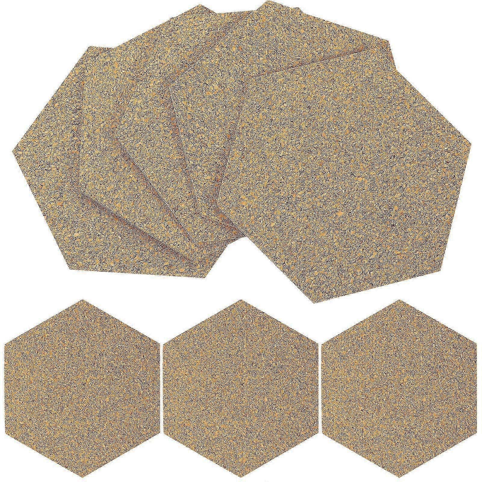 80Pcs Self-Adhesive Cork Coasters Cork Backing Sheets for Wall Decoration Craft Projects