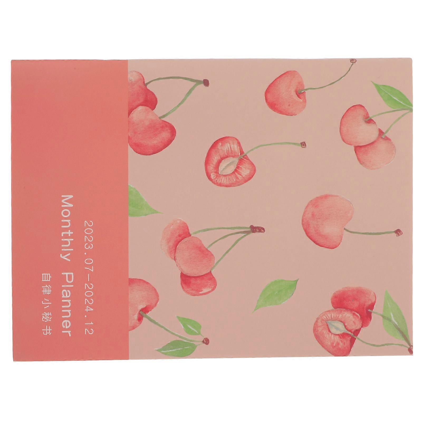 Pink Daily Use Note Book for Scheduling with Multi-Function Planner Organizer