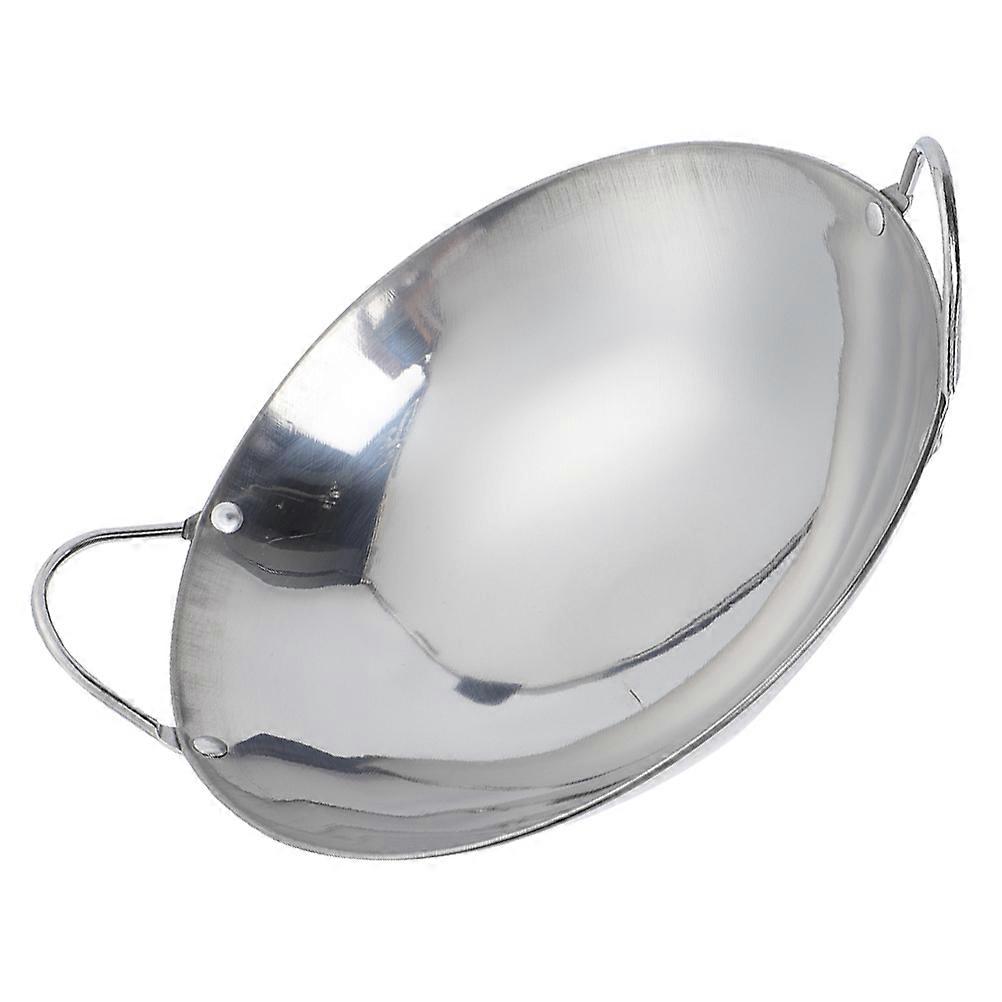 Household Cooking Pot Hot Pot for Kitchen Use 5Pcs Silver with Handle