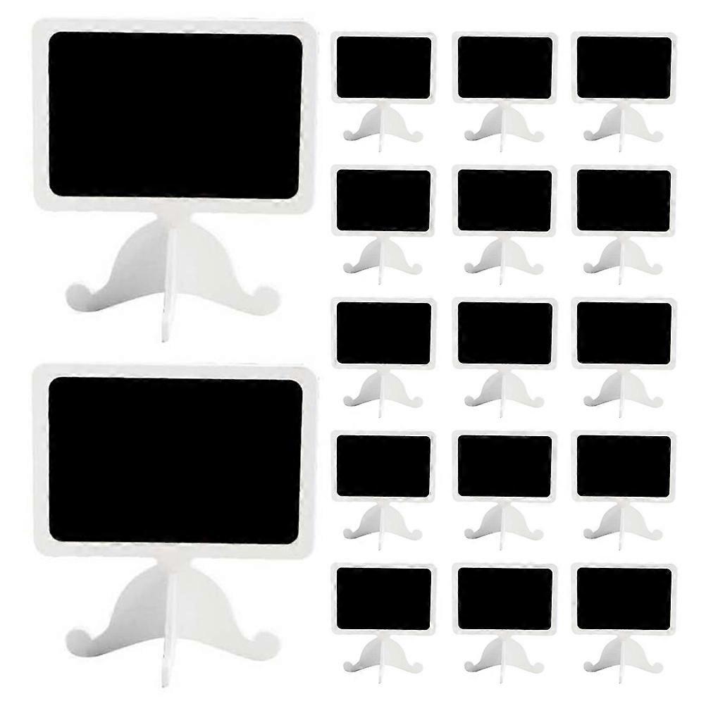 40 Pcs Mini Message Board Tabletop Black Board For Home Decor Supermarket Information Display
