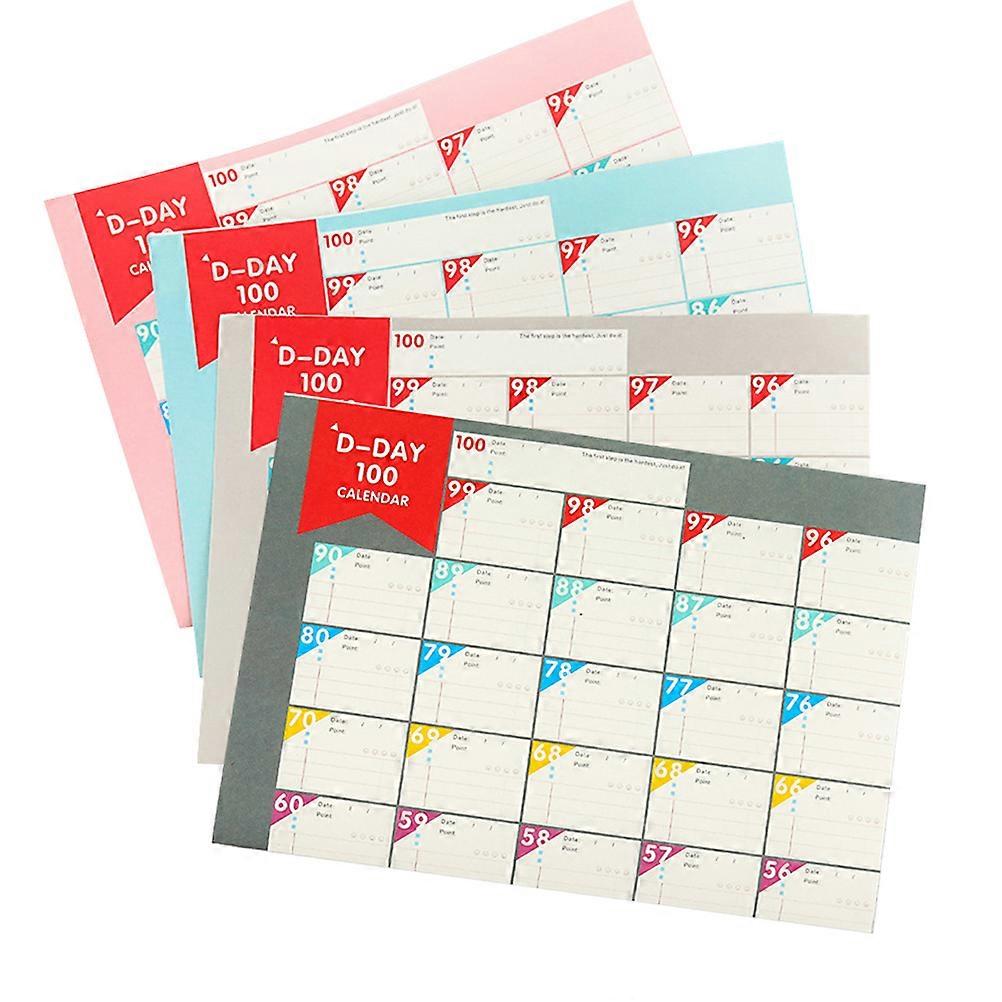 Plan Skeds 100-Day Daily Planner for Habit Formation 40 Sheets