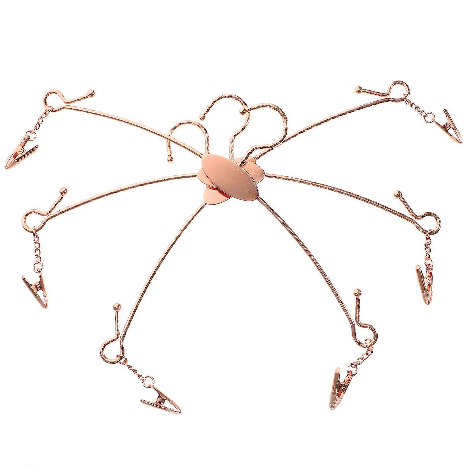 Bra Hanger Set of 40 Pcs for Women in Rose Gold Color Non-slip Design for Indoor Use and Effective Wardrobe Organization