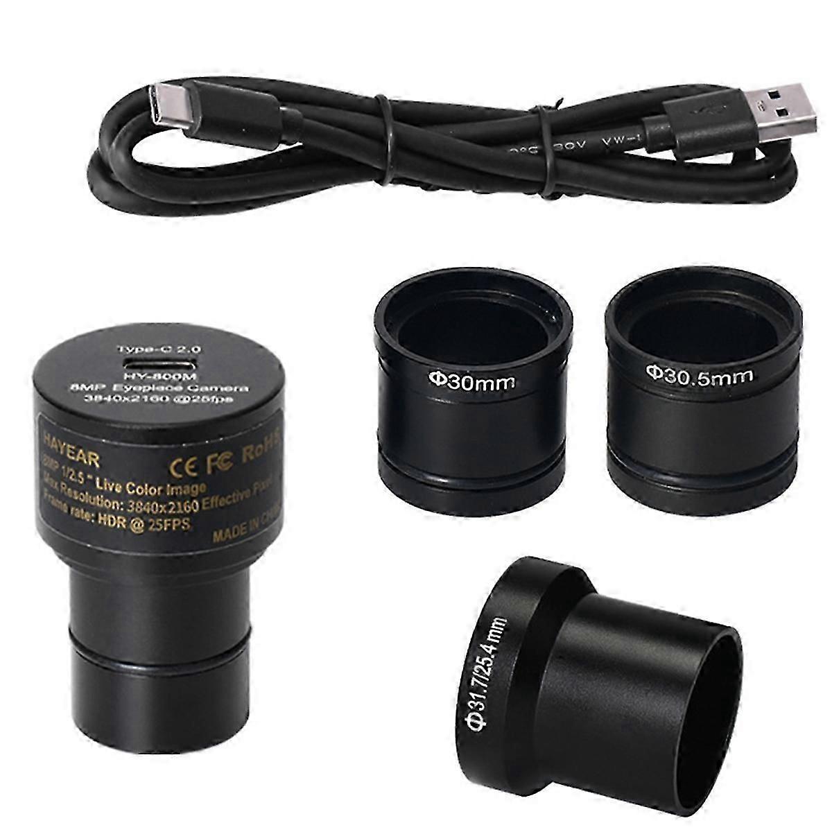 HD 4K 8 Million Pixels Microscope Camera IMX 317 CMOS USB2.0 Electronic Eyepiece Free Driver for M