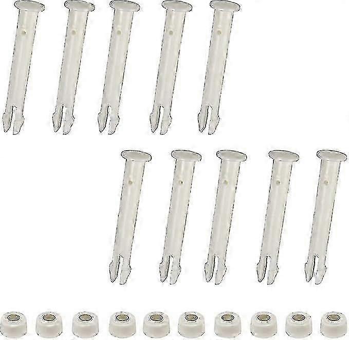 10 x Plastic Pool Seal Pins & Rubber SealsReplacement Connector for Frame & Intex Pool, Plastic Pool Seals, Swimming Pool Frame Pin