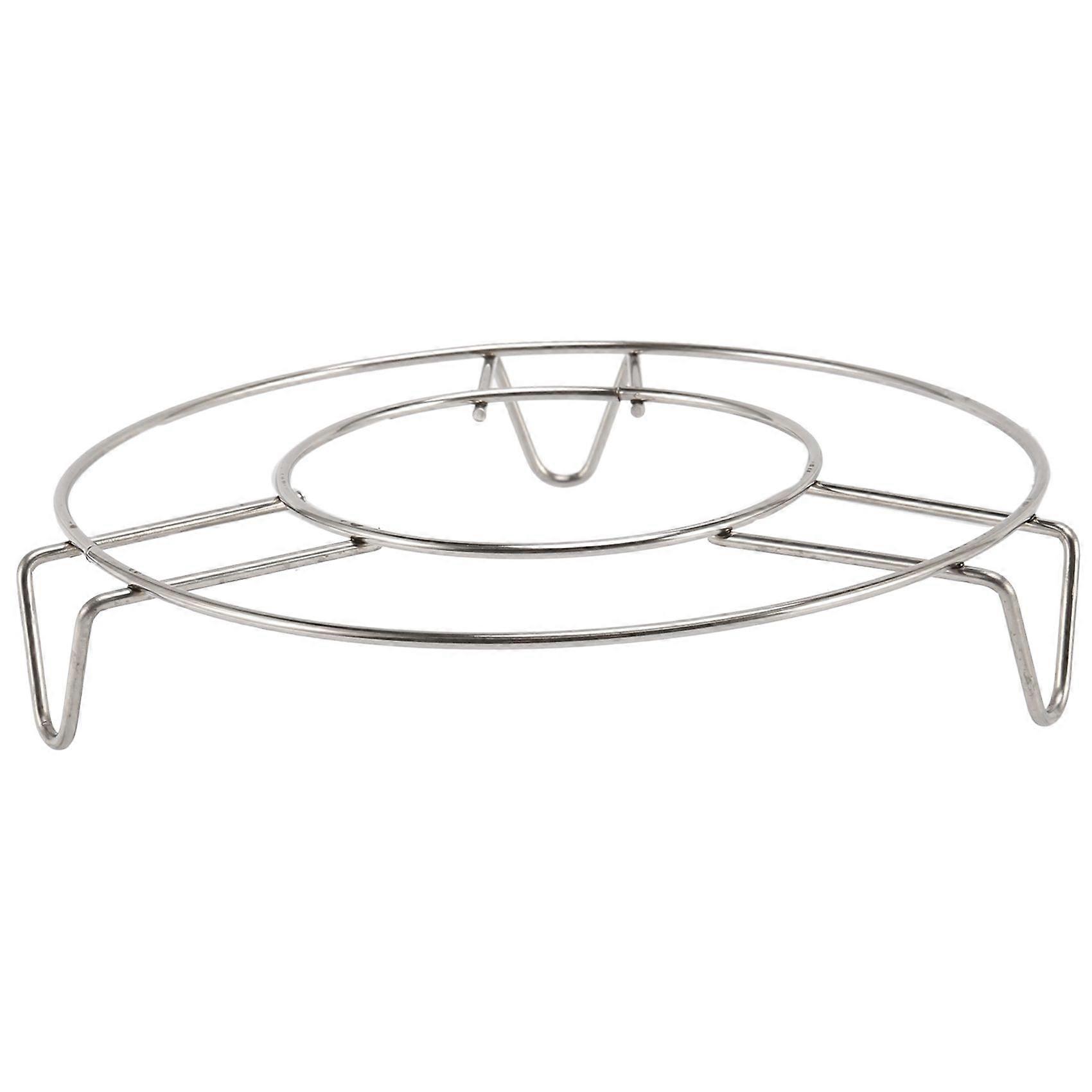 Aço inoxidável redondo vapor rack cozinha cozinhar 6 polegadas diâmetro