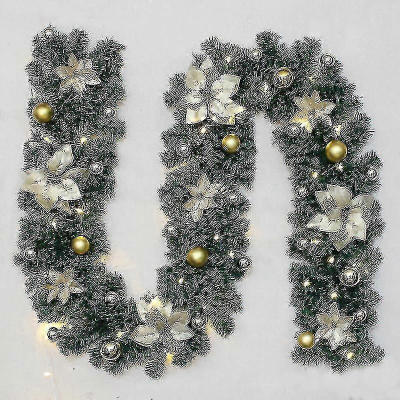 Julkrans, Julkrans med ljus, Julkrans för utomhusbruk, 2,7 m julkransgran